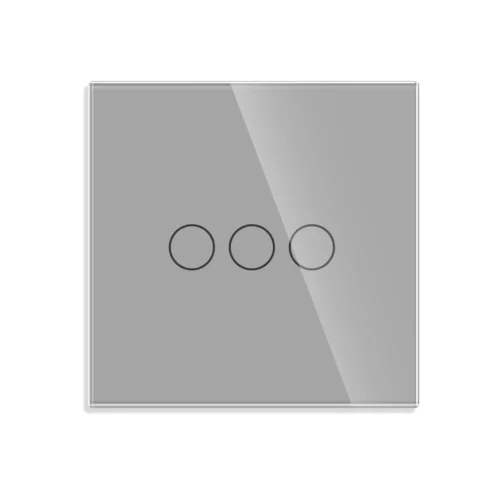 Revolo ST-301-012 Dotykový vypínač č.5 (3 okruhy) - Stříbrný