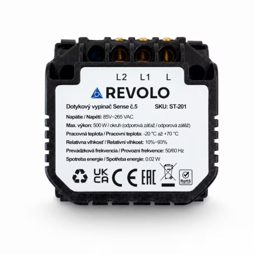 Revolo dotykový vypínač Sense č.5 - Modul - Obrázek 2