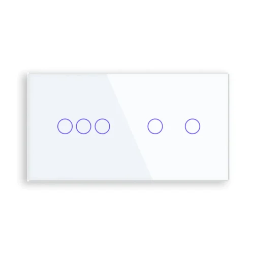 Dvojitý skleněný panel C3/C2-001 - Bílý