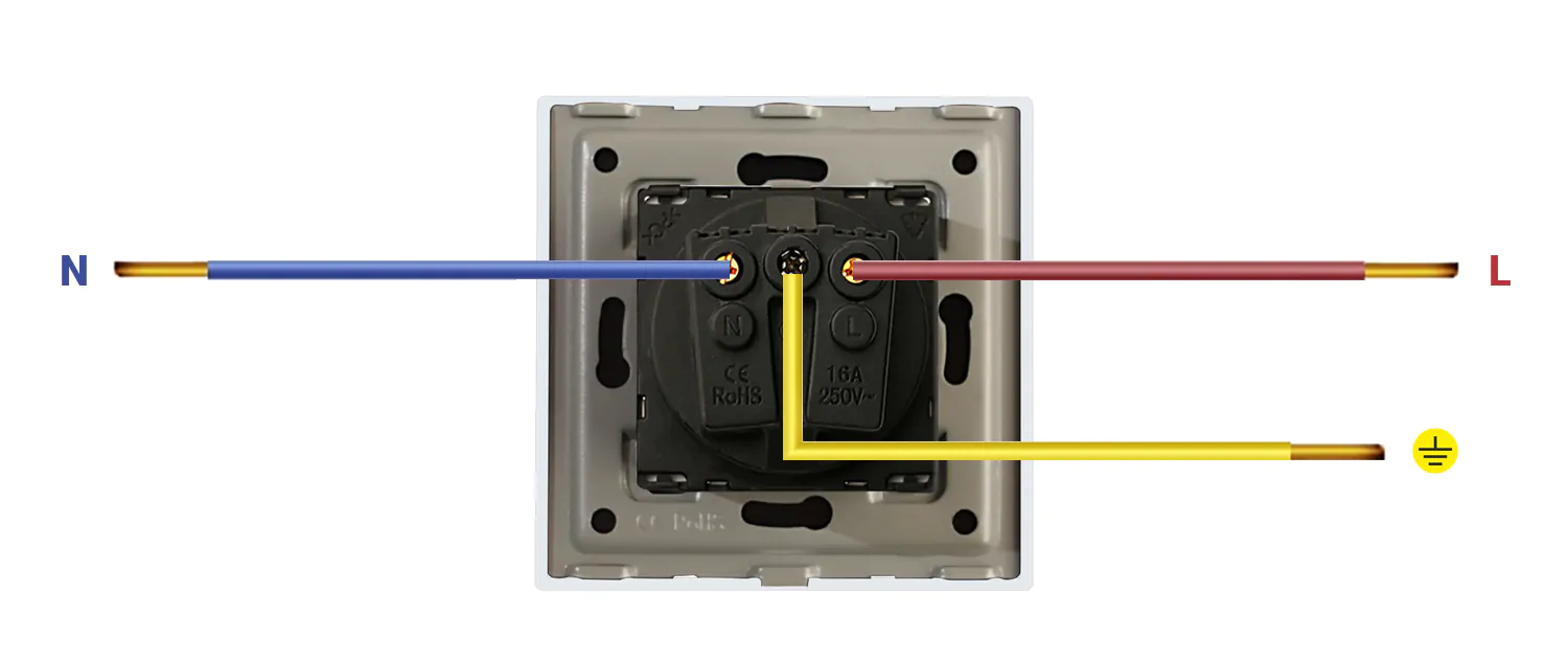 Schéma zapojení elektrické zásuvky