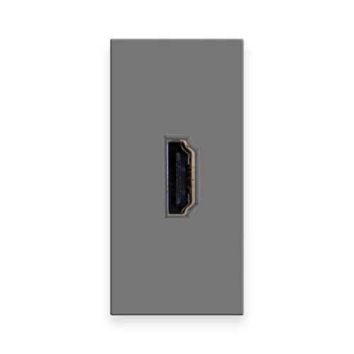 HDMI půlmodul - Stříbrný