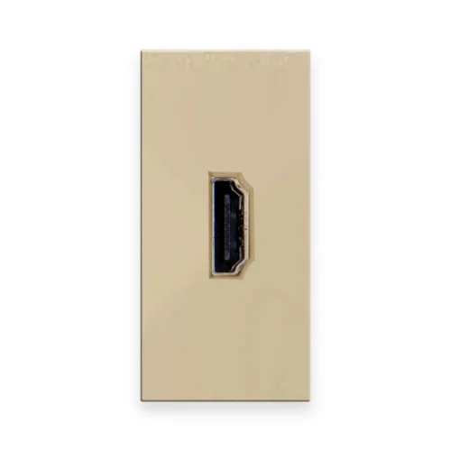 HDMI půlmodul - Zlatý