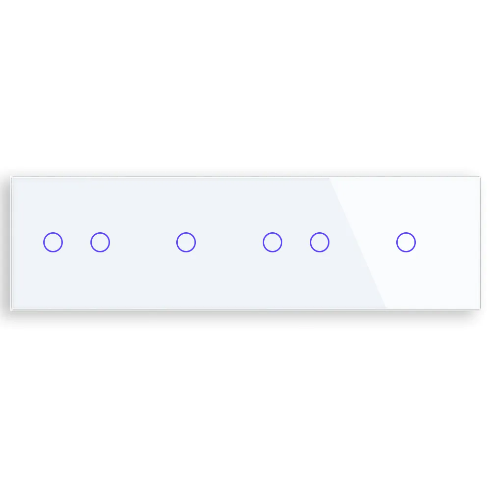 skleněný panel c2c1c2c1-001 Revolo čtyřitý skleněný panel C2/C1/C2/C1-001 - Bílý - Obrázek 1