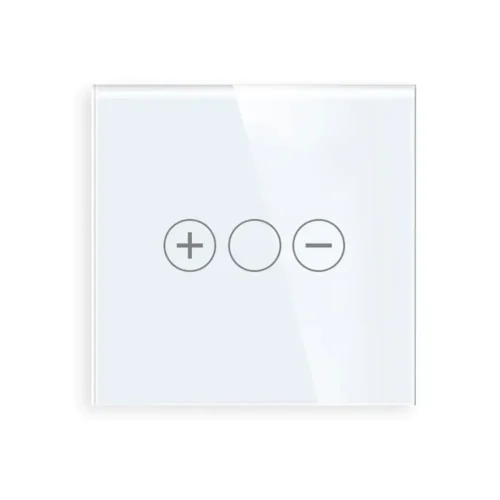 Revolo skleněný panel pro dotykový stmívač C3D-001 - Bílý