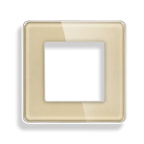 Revolo skleněný rám SR-005R - Zlatý zaoblený
