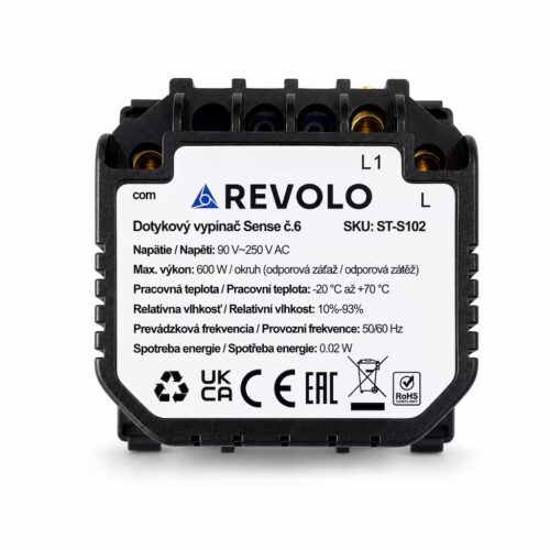 Revolo dotykový schodišťový vypínač Sense č.6 - Modul - Obrázek 2