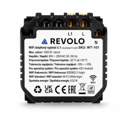 Revolo WiFi dotykový vypínač č.1 - Modul - Obrázek 2