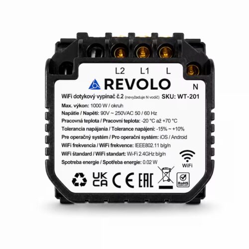 Dotykový vypínač Revolo WiFi č.5 – modul - Obrázek 2