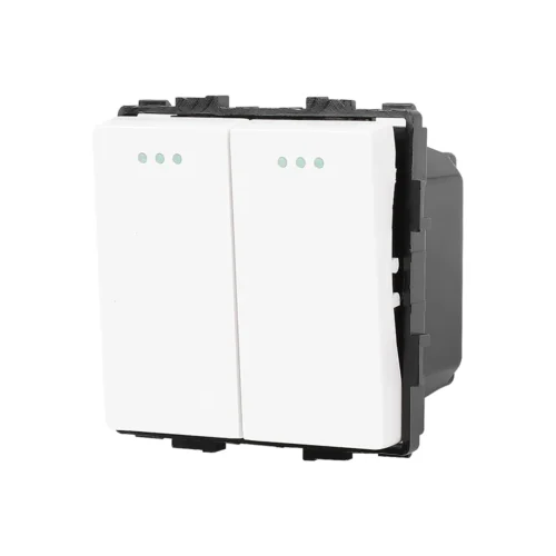 Revolo mechanický schodišťový vypínač č.5B - Bílý modul