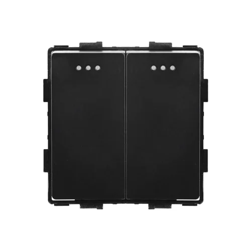 Revolo mechanický schodišťový vypínač č.5B - Černý modul