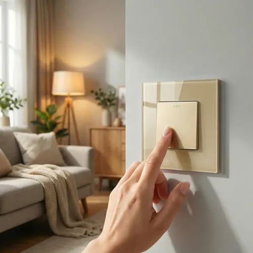 Revolo mechanický schodišťový vypínač č.6/č.7 - Zlatý modul