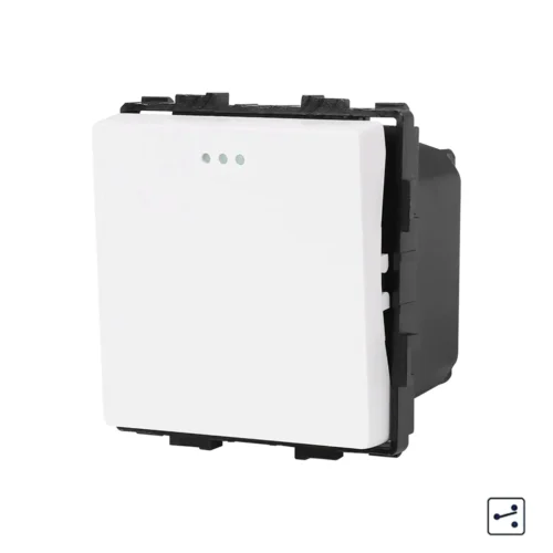 Revolo mechanický schodišťový vypínač č.6 - Bílý modul